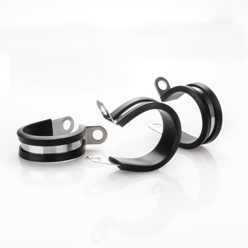 LOKMAN 20 Pack 5/16 Inch Stainless Steel Cable Clamp, Rubber Cushioned Insulated Metal Clamp, Tube Holder for Tube, Pipe or Wire Cord Installation - Image 4